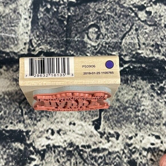 Hampton Art WISHING YOU A VERY HAPPY BIRTHDAY Rubber Stamp - Picture 2 of 7